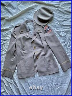 Original Named Wwii Womens Officer WAAC Uniform Grouping 5th Army Recruiting