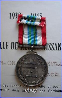 Original POLISH POLAND Pologne WWII Army in FRANCE, medal, LARGE diploma, rare