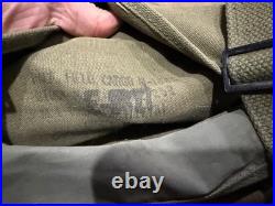 Original Post Wwii Korean War Us Army M1945 Combat Field Pack & Suspenders Set