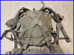 Original Post Wwii Us Army Infantry M1945 Upper Field Pack & Suspenders Set