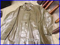 Original Post Wwii Us Army M1938 Dismounted Infantry Rain Jacket-medium