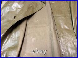 Original Post Wwii Us Army M1938 Dismounted Infantry Rain Jacket-medium