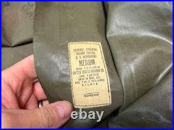 Original Post Wwii Us Army M1938 Dismounted Infantry Rain Jacket-medium