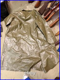 Original Post Wwii Us Army M1938 Dismounted Infantry Rain Jacket-medium