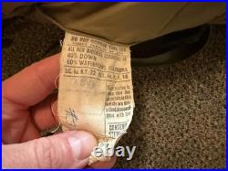 Original Post Wwii Vietnam War Us Army M1949 Mountain Mummy Sleeping Bag