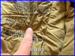 Original Post Wwii Vietnam War Us Army M1949 Mountain Mummy Sleeping Bag