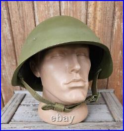 Original Steel Helmet SSH 40 WWII Russia Military Soviet Army RKKA Big Size 3