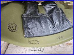 Original Steel Helmet SSH 40 WWII Russia Military Soviet Army RKKA Big Size 3