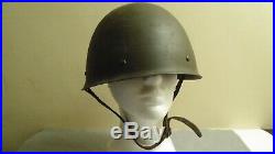 Original Swedish M37 WWII WW2 Military Army Era Helmet With Liner