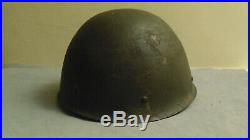 Original Swedish M37 WWII WW2 Military Army Era Helmet With Liner