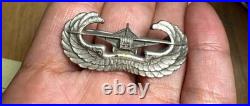 Original U. S. WWII US Army Airborne Glider Wings Badge Marked Sterling