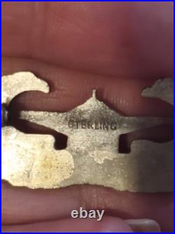 Original U. S. WWII US Army Airborne Glider Wings Badge Marked Sterling