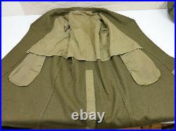 Original US ARMY WW2 1941 Winter Melton Wool Overcoat Winter Mantel US 40R