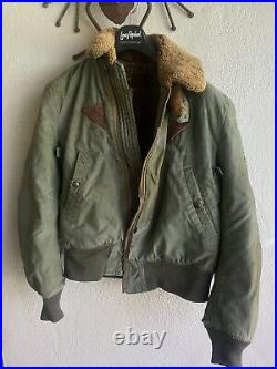 Original US Army Air Force B-15A WWII Flight Jacket Rough Wear Clothing Company