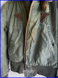 Original US Army Air Force B-15A WWII Flight Jacket Rough Wear Clothing Company