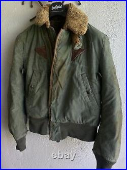 Original US Army Air Force B-15A WWII Flight Jacket Rough Wear Clothing Company