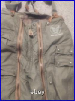 Original US WWII Army Air Forces A-11 Flight Trousers Size 30 With Suspenders