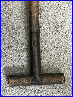 Original WW1 WWll US ARMY USMC T-handle entrenching tool/shovel with cover