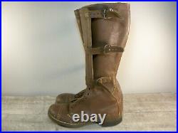 Original WW2 1940s USA Army Military International Calvary Riding Boots Size 7.5