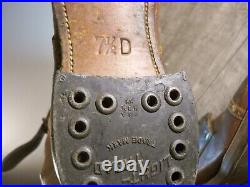 Original WW2 1940s USA Army Military International Calvary Riding Boots Size 7.5