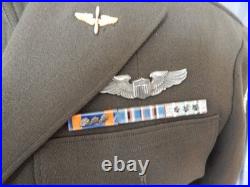 Original WW2 Army Air Force C-47 Pilot Documented Tunic with great patches, NICE