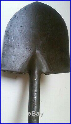 Original WW2 Army US IS&D-43 Trench Shovel M1910 T-Handle Entrenching Spade WWII