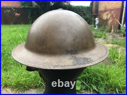 Original WW2 British 8th Army Desert Rat Helmet