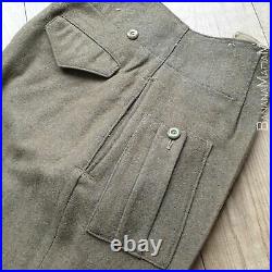 Original WW2 British Army Battle dress Trousers 1942 dated