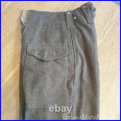 Original WW2 British Army Battle dress trousers beautiful condition dated 1940