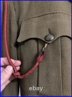 Original WW2 British Army Colonel Uniform With Pants WW1 Service Ribbon Bar WWII