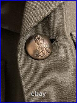 Original WW2 British Army Colonel Uniform With Pants WW1 Service Ribbon Bar WWII