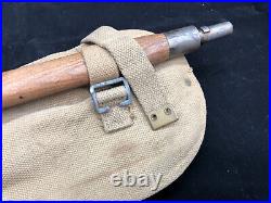 Original WW2 British Army Entrenching Tool, Helve & Cover Set Wartime Date