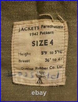 Original WW2 British Army Jacket Parachutist 1942 Pattern Oversmock