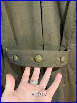Original WW2 British Army Officers Greatcoat Economy Buttons Found Normandy