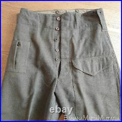 Original WW2 Canadian Army BD Battle dress serge Trousers 1945 dated LARGE