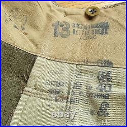 Original WW2 Canadian Army BD Battle dress serge Trousers 1945 dated LARGE