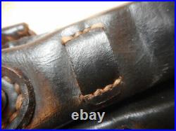 Original WW2 GERMAN ARMY elite wss BLACK LEATHER combat POUCH