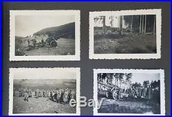 Original WW2 German Army Artillery photo album 68 top quality photos Poland