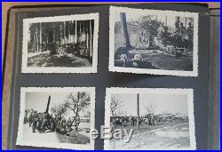 Original WW2 German Army Artillery photo album 68 top quality photos Poland