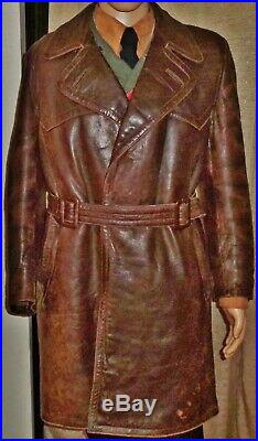 Original WW2 German Army Overcoat Luftwaffe Greatcoat Elite Uniform Trench Coat