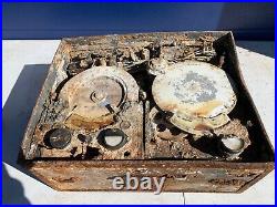 Original WW2 German Army Steel Radio Relic Torn. Fu. B1 Amazing display item