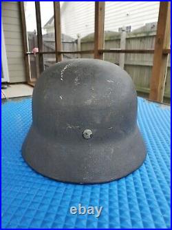 Original WW2 German Heer Helmet M40 Double Decal stahlhelm wwii Army Militaria