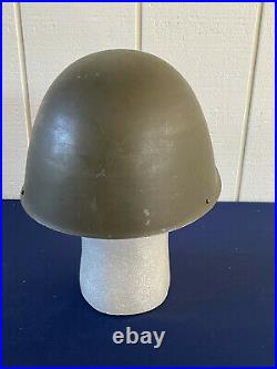 Original WW2 Italian 8th Army M35 Infantry Corps Helmet with Leather Liner Authent