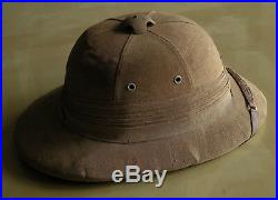 Original WW2 Japanese Army IJA High Ranking Officer's Pith Jungle Helmet