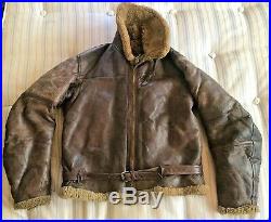 Original Ww2 Raf Irvin Flying Jacket Large Size | Original Wwii Army