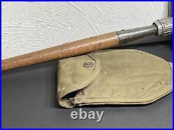 Original WW2 Relic US Army 1944 Folding Trench Shovel Entrenching Tool WOODS