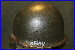 Original WW2 U. S. Army 34th Infantry Div. 109th Med. Painted M1 Helmet Set, Named