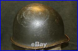 Original WW2 U. S. Army 34th Infantry Div. 109th Med. Painted M1 Helmet Set, Named