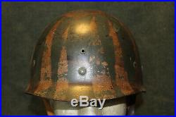 Original WW2 U. S. Army 34th Infantry Div. 109th Med. Painted M1 Helmet Set, Named