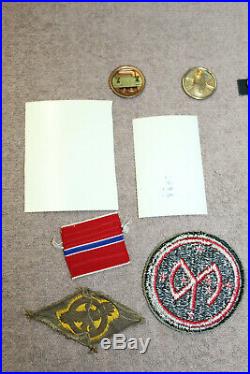 Original WW2 U. S. Army Luzon Combat Veteran's Bronze Star Award & Document Lot